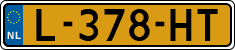 License plate of the Netherlands, Cars
