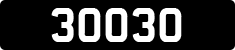 License plate of Guernsey, Regular plates