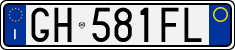 License plate of Italy, Cars (1994 year series)