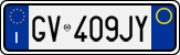 License plate of Italy, Cars (1994 year series)