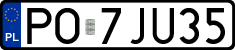 License plates of Poland, Regular car plates