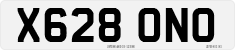 License plate of the United Kingdom, 1983 year system