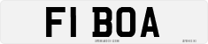 License plate of the United Kingdom, 1983 year system