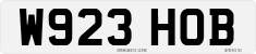 License plate of the United Kingdom, 1983 year system