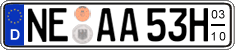 German license plate, Seasonal plates (Oldtimers)