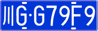 License plate of China, Cars