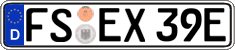 German license plate, Electric vehicles