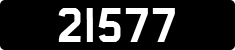 License plate of Guernsey, Regular plates