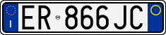 License plate of Italy, Cars (1994 year series)
