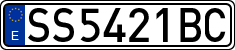 License plates of Spain, 1971 year series