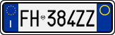 License plate of Italy, Cars (1994 year series)