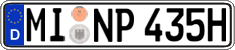 German license plate, Plates for oldtimers (type 