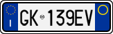 License plate of Italy, Cars (1994 year series)
