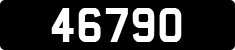 License plate of Guernsey, Regular plates