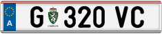 License plate of Austria, Regular plates