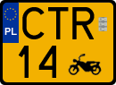 License plates of Poland, Oldtimers