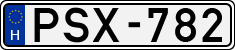 license plates of Hungary, Cars (1990)