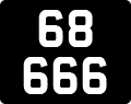 License plate of Guernsey, Regular plates