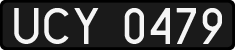 License plates of Poland, 1976 year system