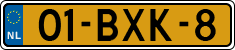 License plate of the Netherlands, Heavy Commercial Vehicles (1994 system)