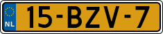 License plate of the Netherlands, Heavy Commercial Vehicles (1994 system)