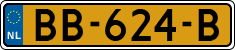 License plate of the Netherlands, Heavy Commercial Vehicles (1994 system)