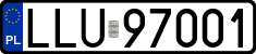 License plates of Poland, Regular car plates