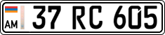 License plate of Armenia, Private owners