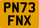 License plate of the United Kingdom, 2001 year system