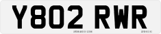 License plate of the United Kingdom, 1983 year system