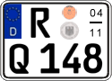 German license plate, Seasonal plates