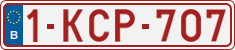 License plate of Belgium, Regular plates (2010)