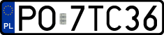 License plates of Poland, Regular car plates