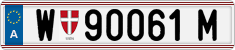 License plate of Austria, Regular plates