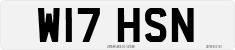 License plate of the United Kingdom, 1983 year system