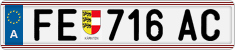 License plate of Austria, Regular plates