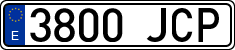 License plates of Spain, Ordinary (2000)