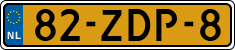 License plate of the Netherlands, Cars