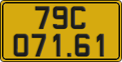 License plate of Vietnam, Commercial vehicles