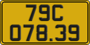 License plate of Vietnam, Commercial vehicles