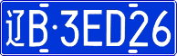 License plate of China, Cars