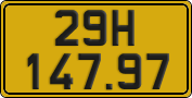 License plate of Vietnam, Commercial vehicles