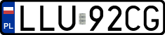 License plates of Poland, Regular car plates