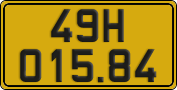 License plate of Vietnam, Commercial vehicles