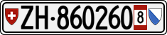 License plate of Switzerland, Provisional