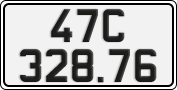 License plate of Vietnam, Cars