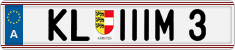 License plate of Austria, Vanity Plates