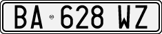 License plate of Italy, Cars (1994 year series)