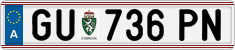 License plate of Austria, Regular plates
