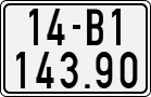 License plate of Vietnam, Motorcycles